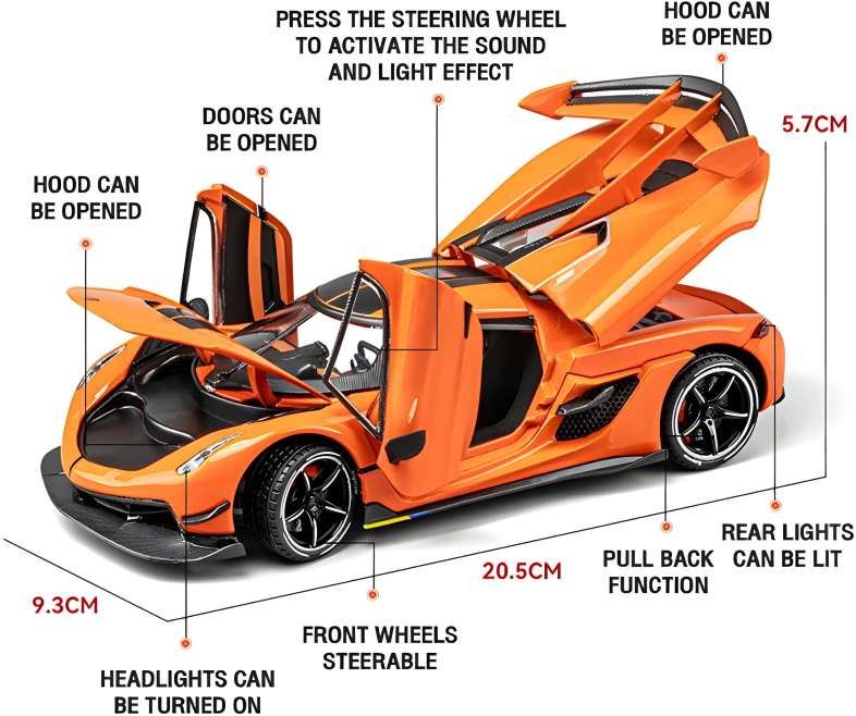 Toybot 1:24 Scale Die-Cast Koenigsegg