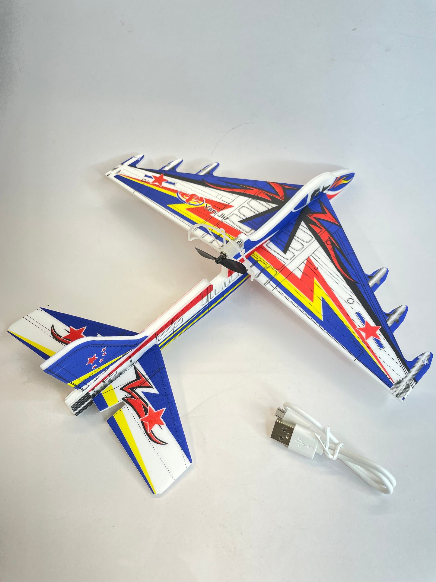 Motor aeroplane rechargeable