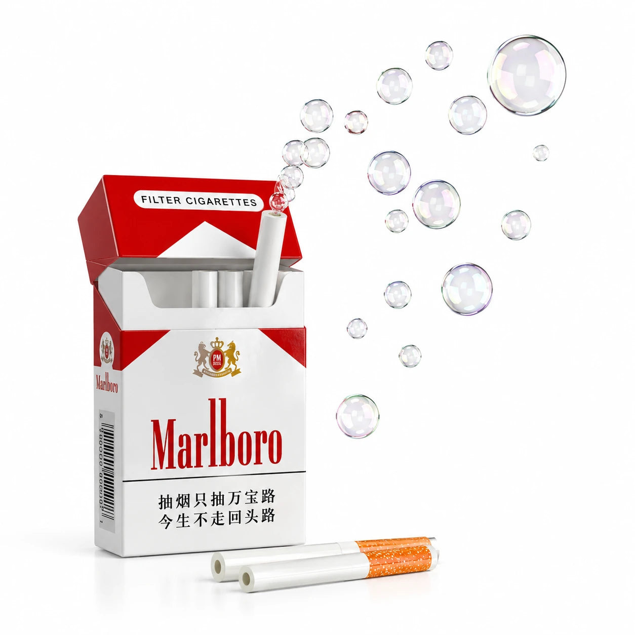 Bubble Cigarette Blower | 2 Sticks with Case