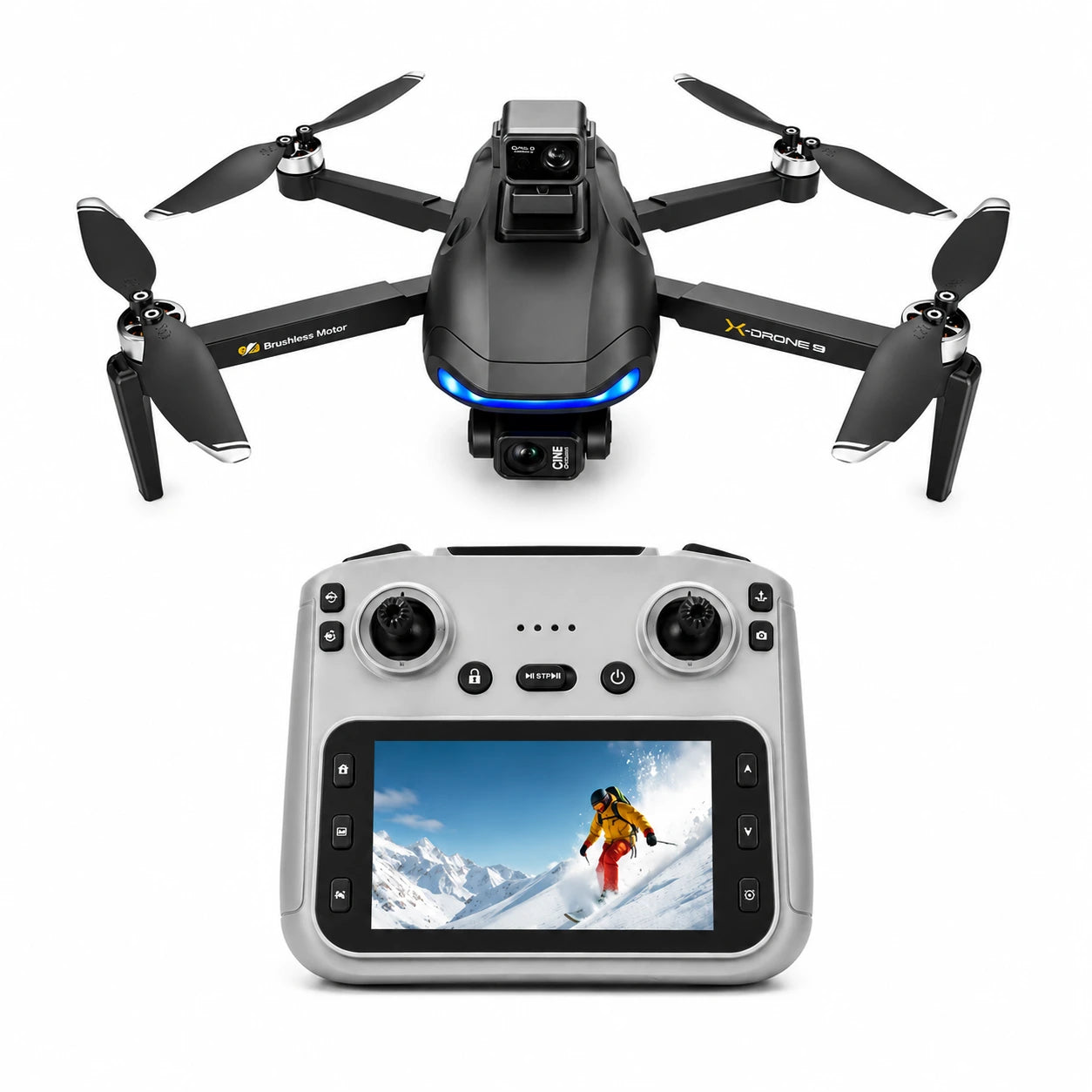 L3 Max GPS Drone with 3-Axis Gimbal Camera, 8K UHD Camera, Screen Remote Controller & Obstacle Avoidance