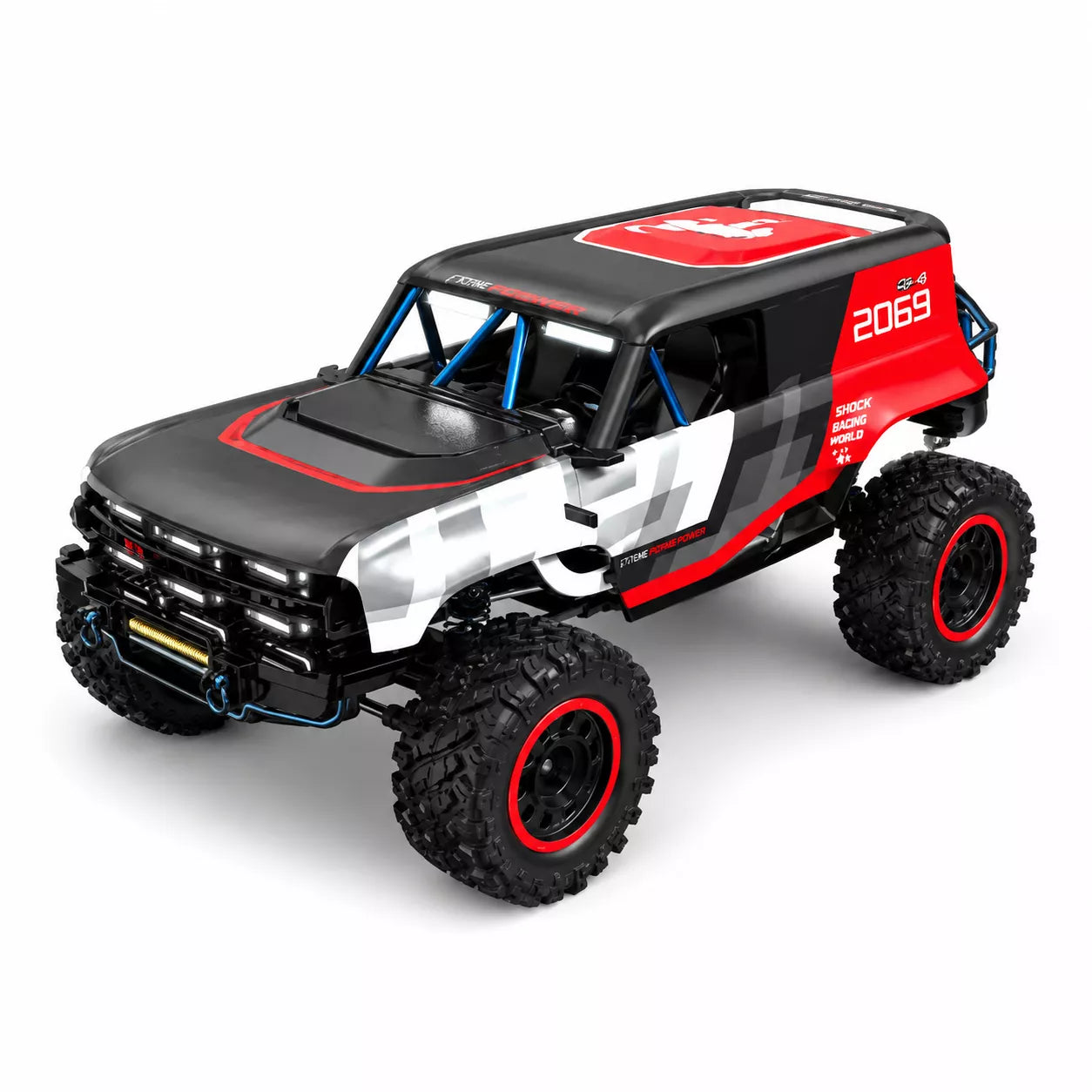 MJXRC H12P 1:12 Ford Bronco Baja 1000 Officially Licensed 4WD Brushless RC Crawler
