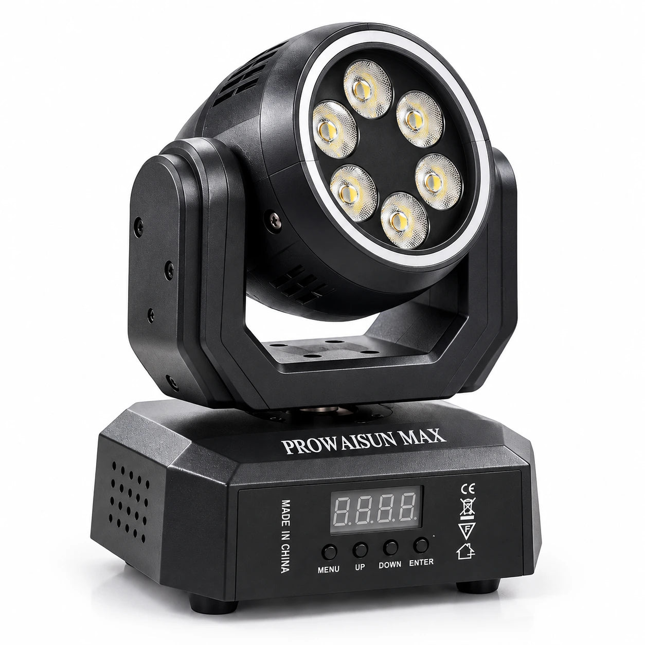 ProwAisun MAX 30W LED Mini Moving Head Wash Light with Remote