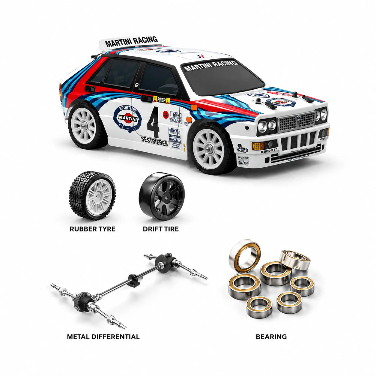 MJX Hyper Go 14302 1:14 Brushless 4WD Rally RC Car