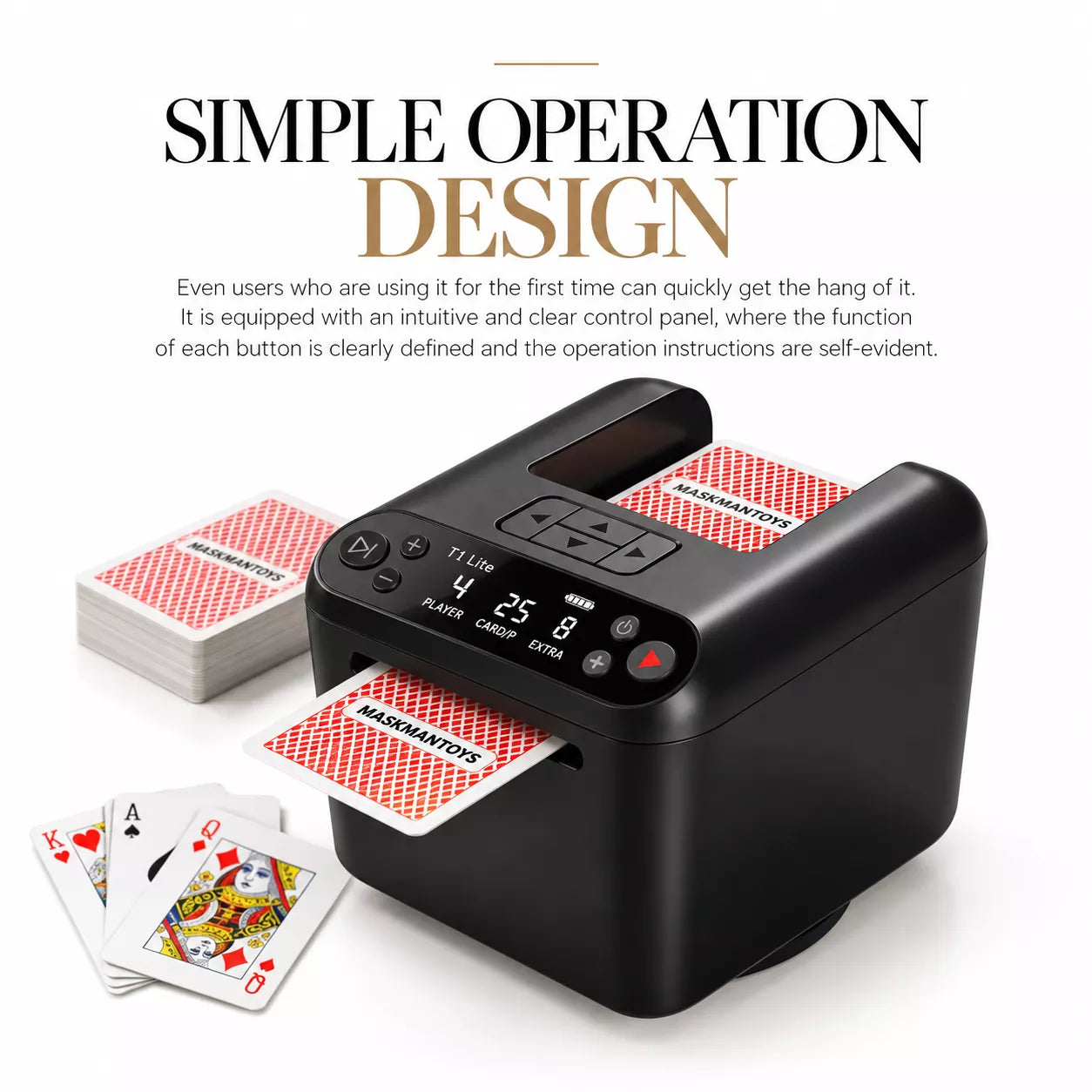 Card Distribution Machine | Automatic Card Dealer for 1–3 Decks & Up to 12 Players