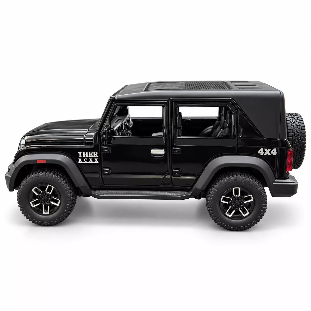 RC Thar Roxx 1:22 Die-Cast Metal Remote Control Car | 2.4GHz 4x4 SUV with Lights, Openable Doors, Spray Effect & 2-Speed Modes
