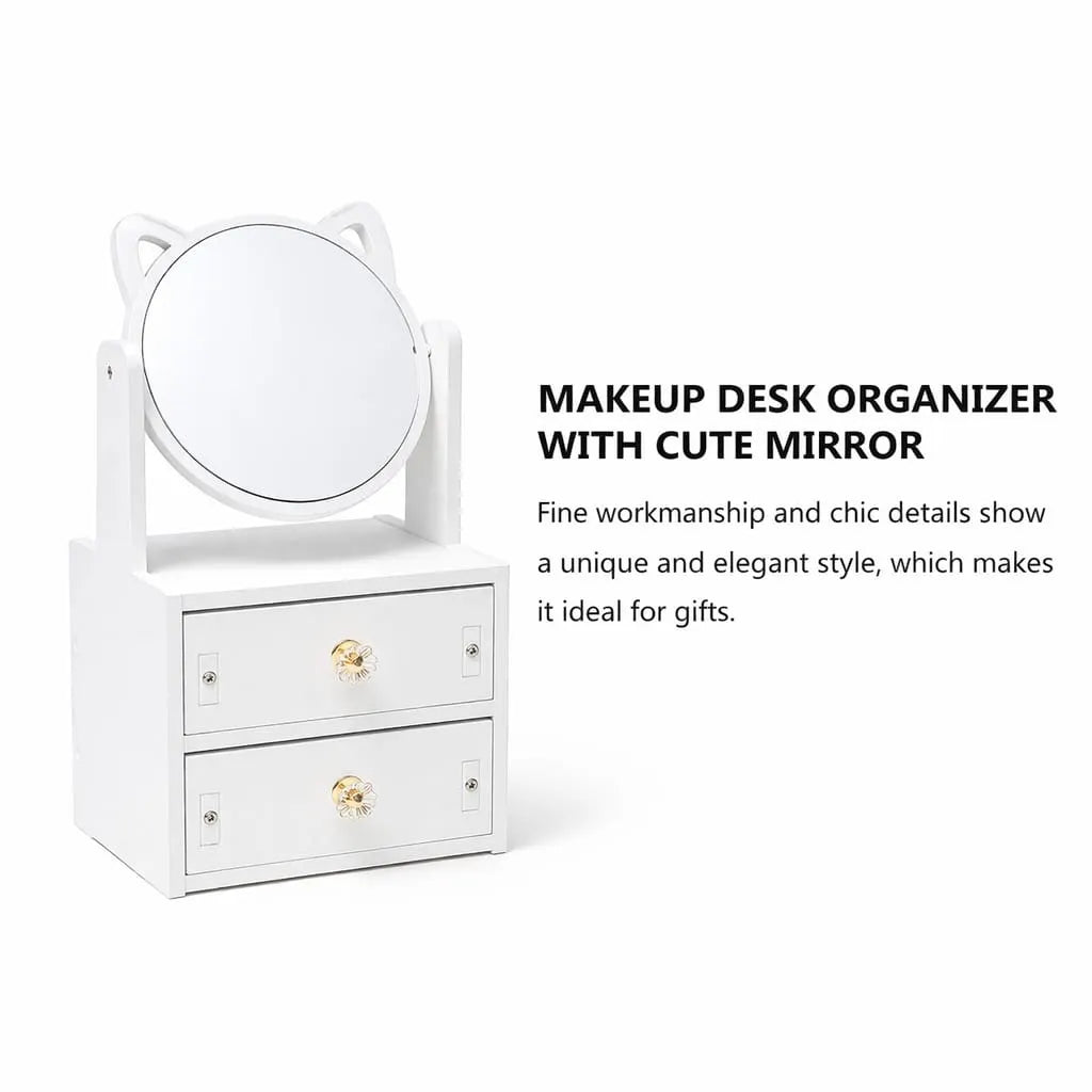 Portable Desktop Make-Up Mirror