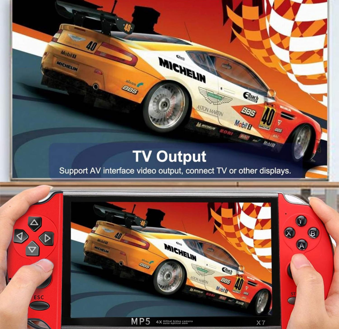PSP video game (x7 handheld game comsole)