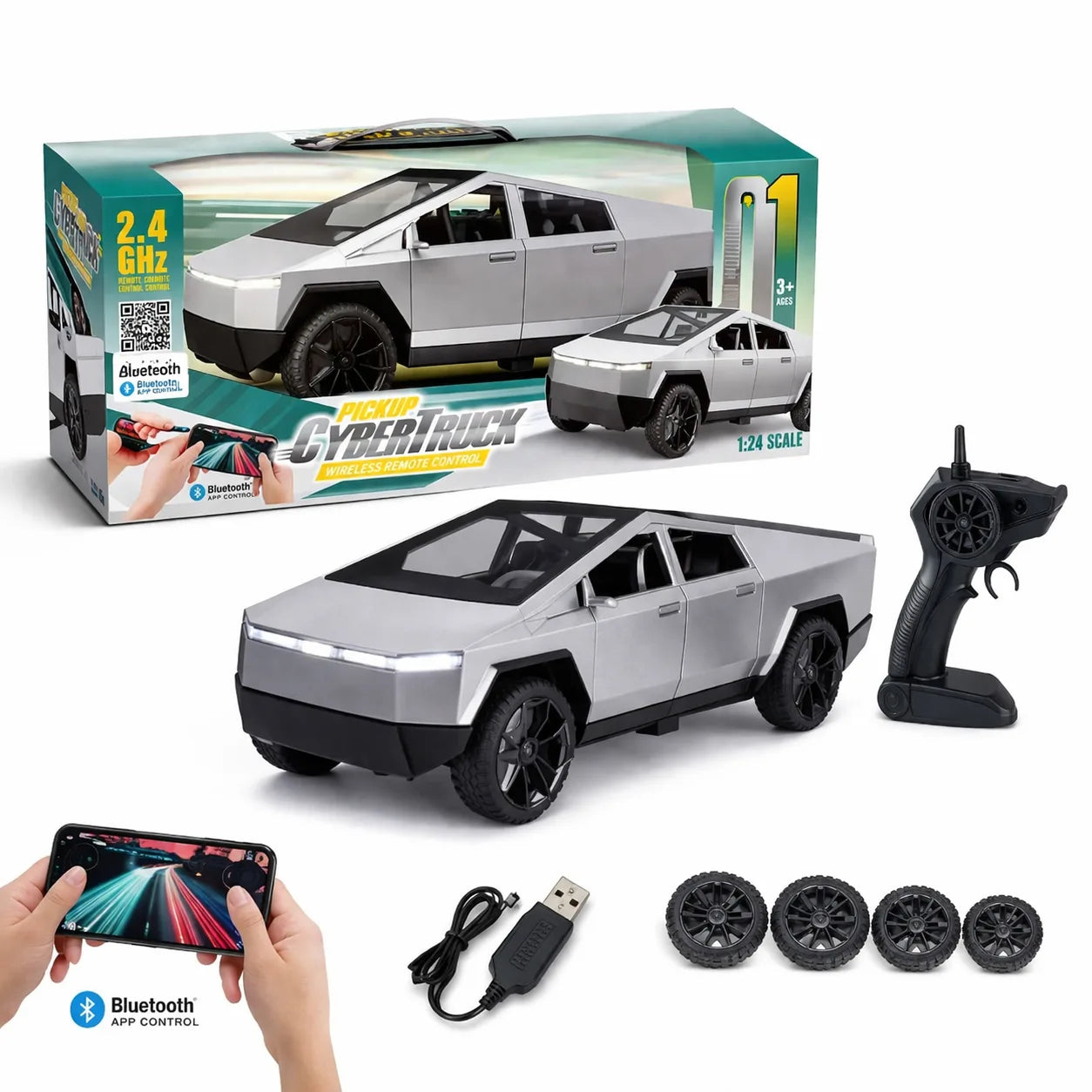 Cybertruck Pickup RC Car (App Control)