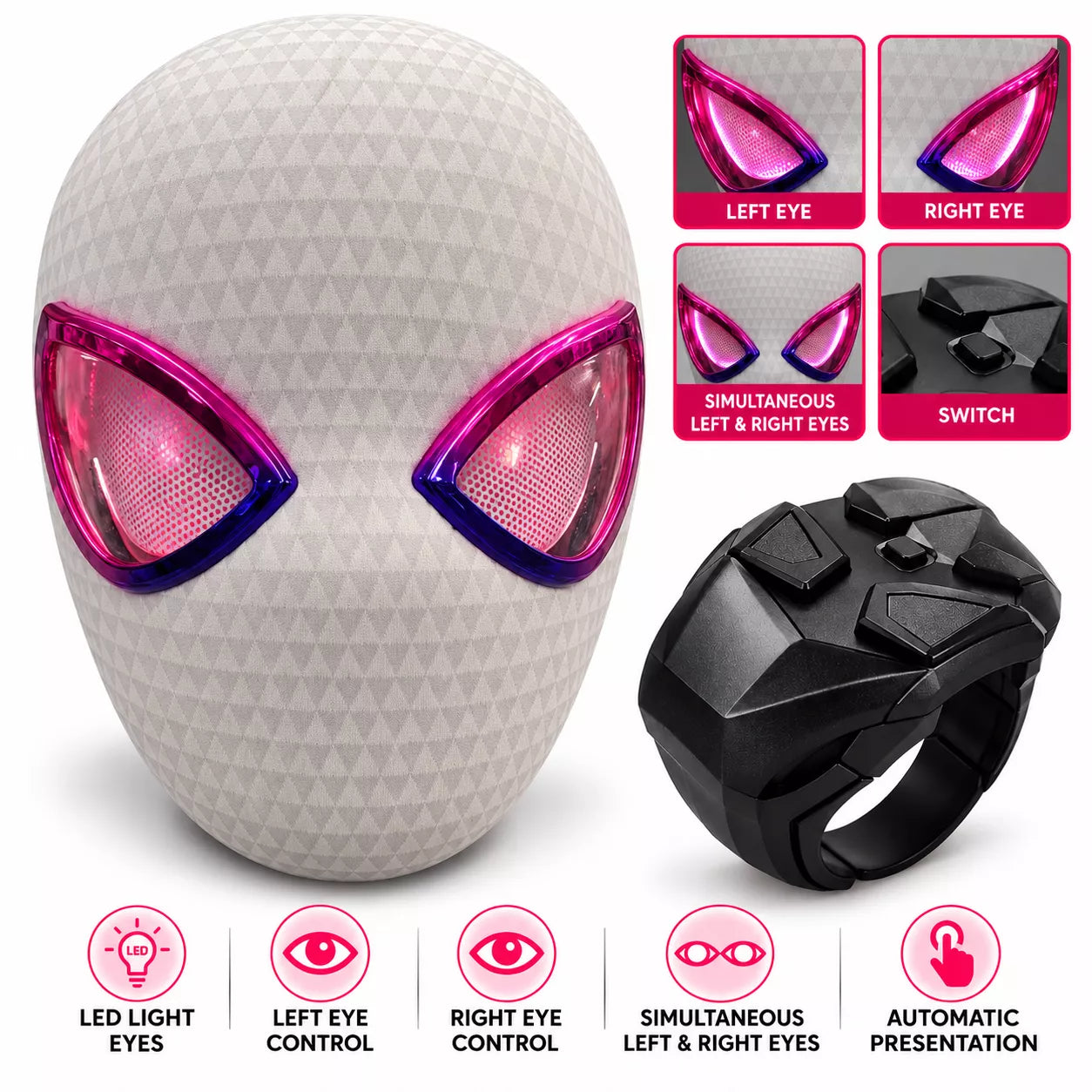 Spider-Man LED Mask with Remote Control