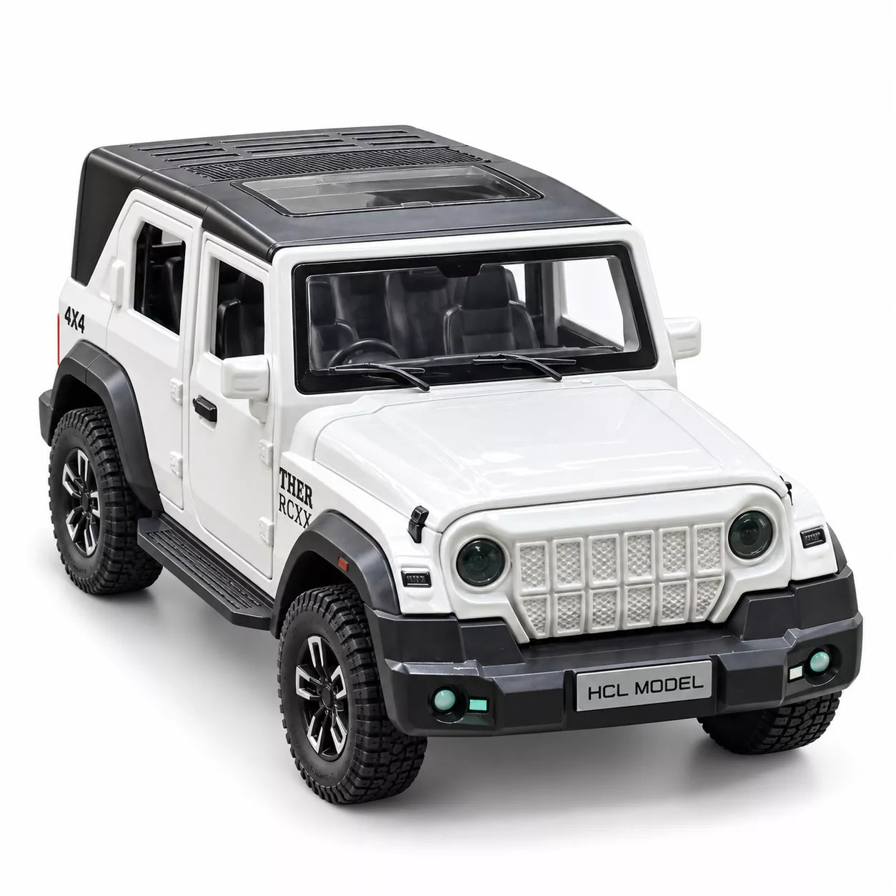 RC Thar Roxx 1:22 Die-Cast Metal Remote Control Car | 2.4GHz 4x4 SUV with Lights, Openable Doors, Spray Effect & 2-Speed Modes