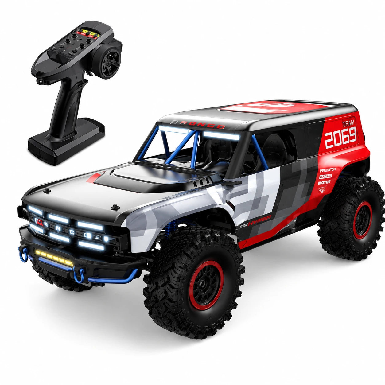 MJX Hyper Go H18P 1:18 Ford Bronco R Brushless 4WD RC Rock Crawler