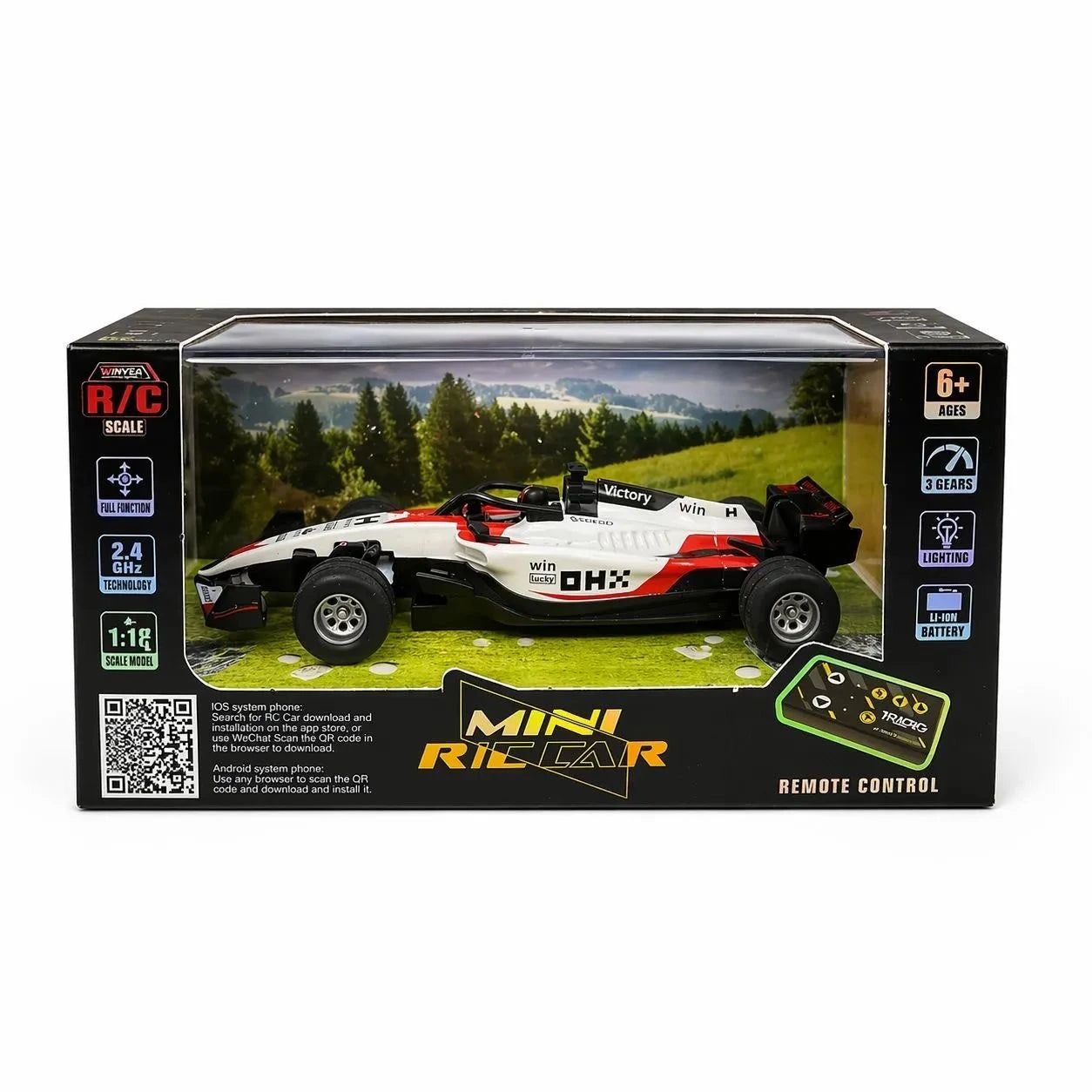 F1 Mini RC Car (1:64)