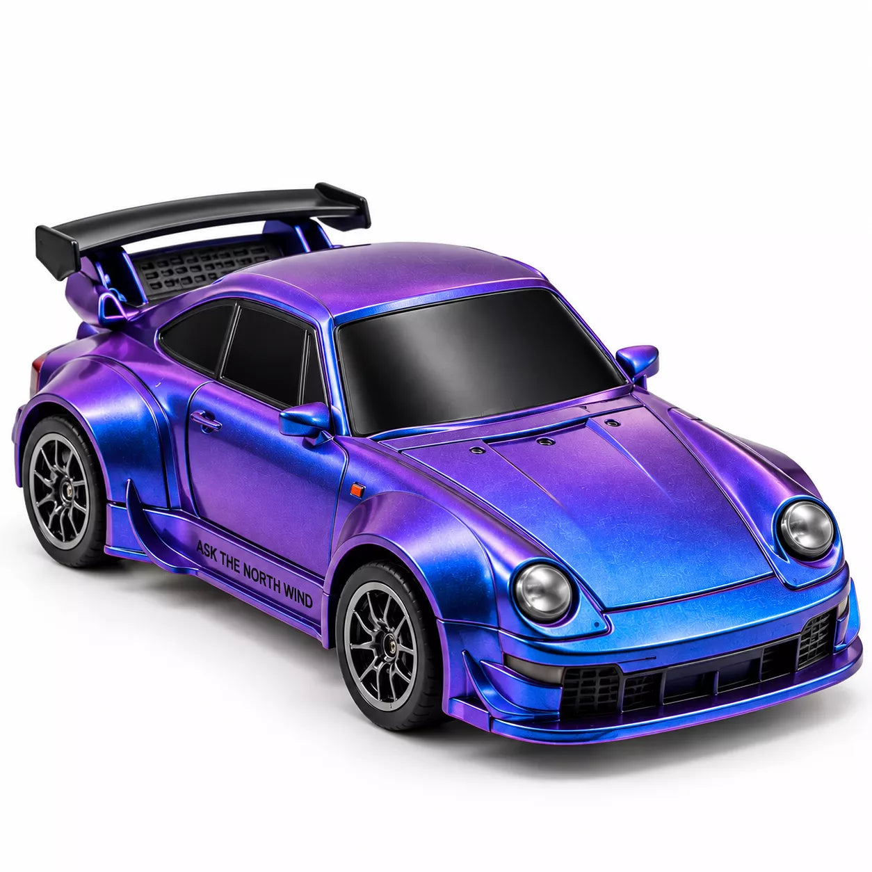 Porsche Gradient Purple RC Drift Racing Car | 1:43 Scale, 4WD, LED Lights & Remote Control