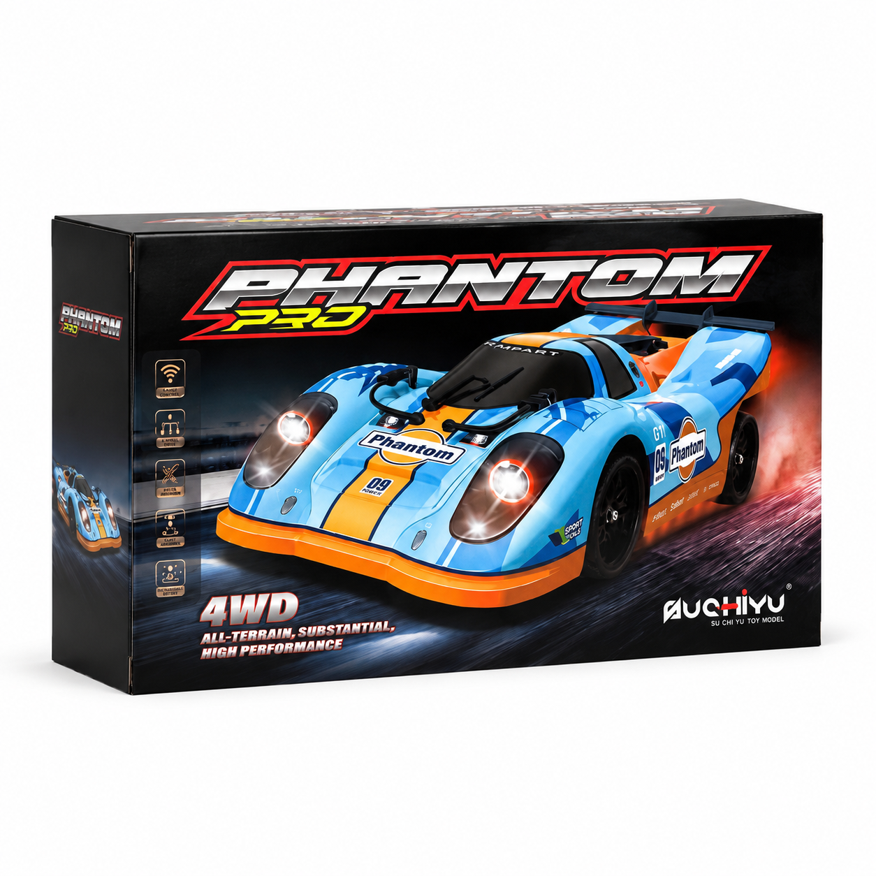 Phantom Pro 09 TopGear 4WD Brushless RC Car- 70KM/H Hobby Grade