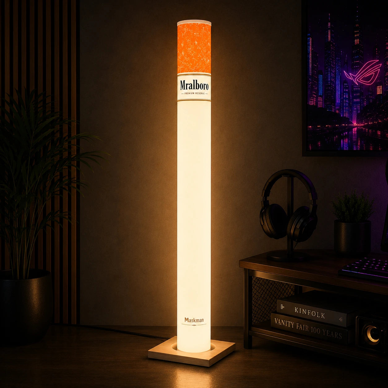Cigarette LED Lamp with Wireless Remote (100 Cm)