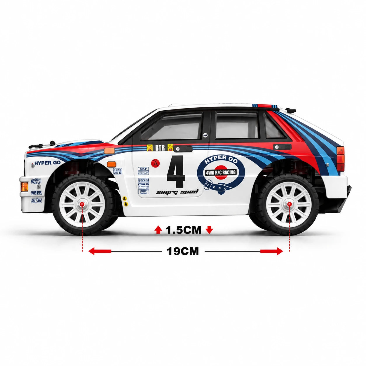 MJX Hyper Go 14302 1:14 Brushless 4WD Rally RC Car