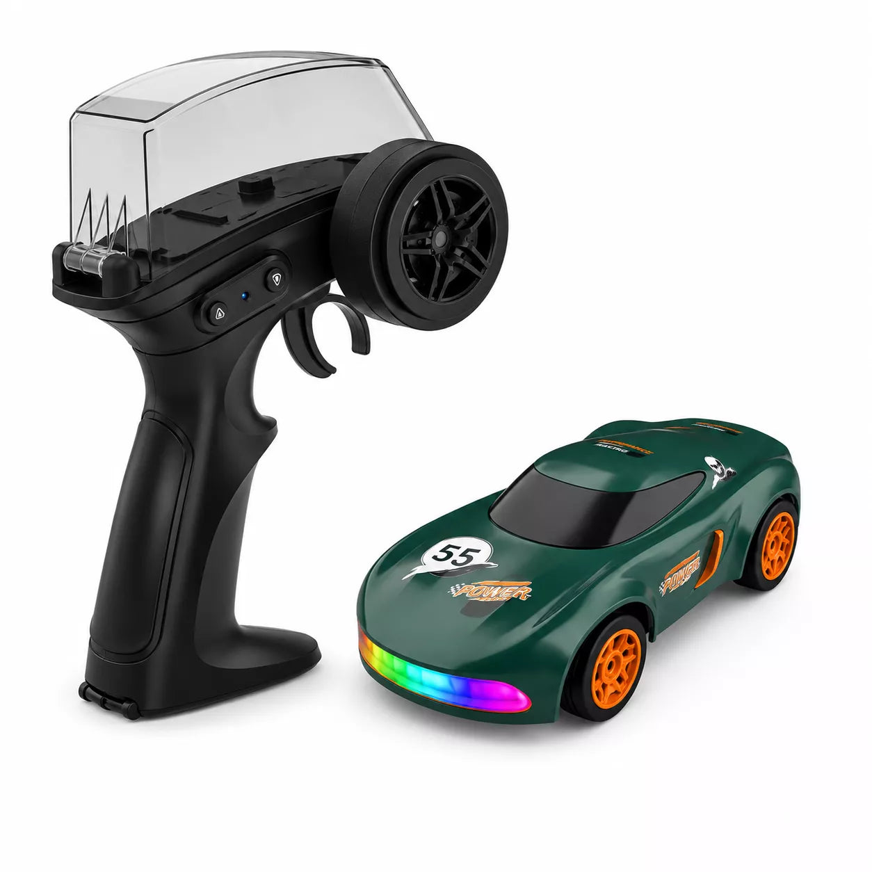 1:64 Mini RC Drift Car | 4WD High-Speed Racing Car with LED Lights (Bestseller)