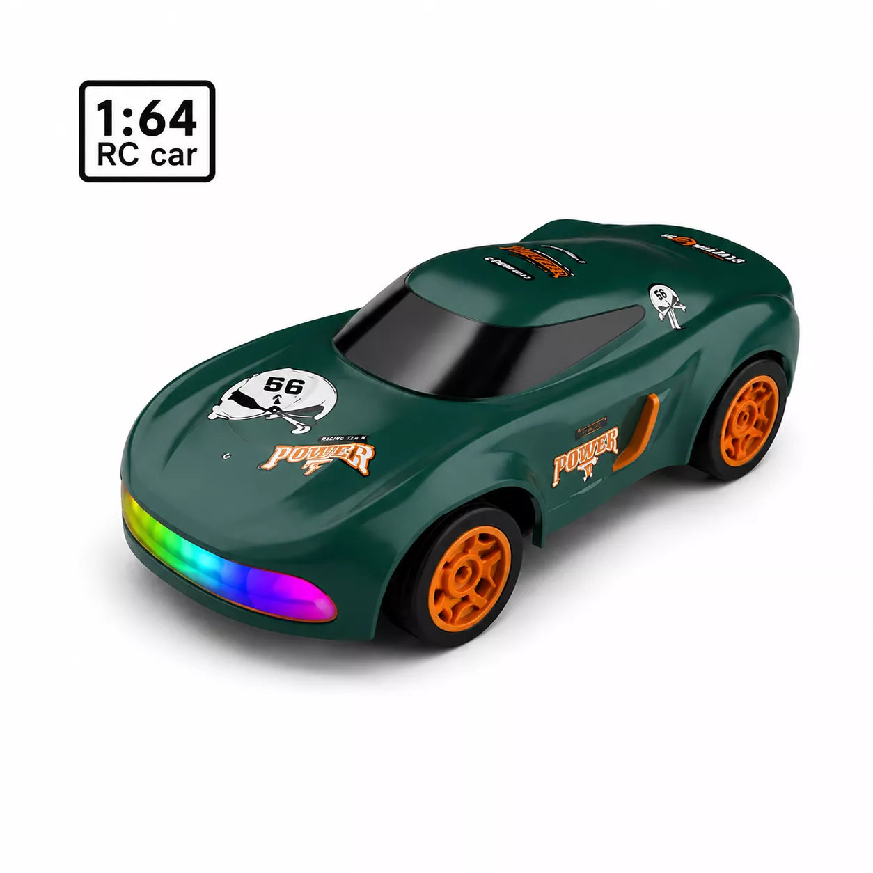 1:64 Mini RC Drift Car | 4WD High-Speed Racing Car with LED Lights (Bestseller)