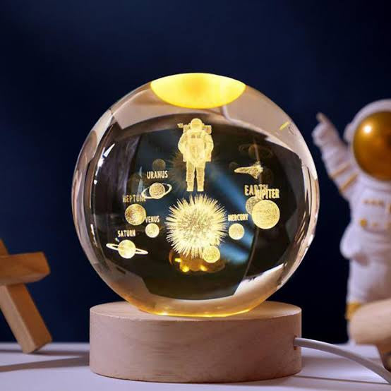 Crystal ball lamp