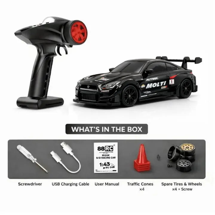 Nissan GTR RC Drift Car (Black)