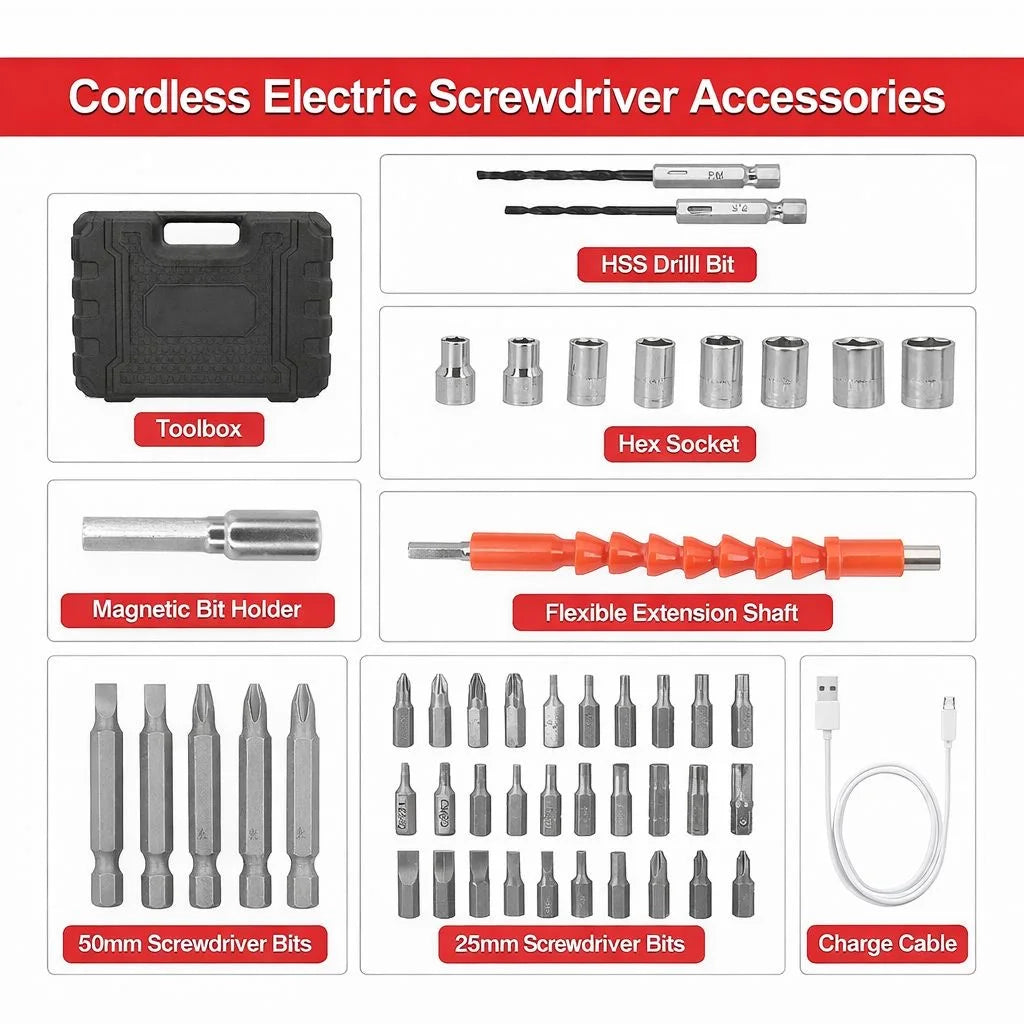 48Pc Portable Tool Kit