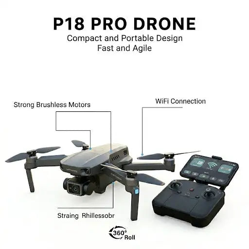 P18 Pro Drone (5 Camera)