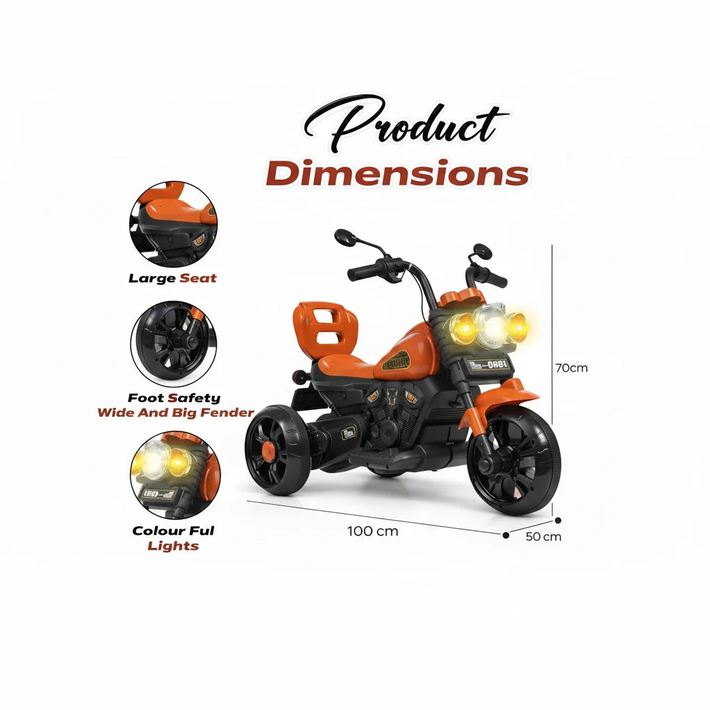 EV Hand Race Bike Bullet Goldwing (12V Kids Ride-On)