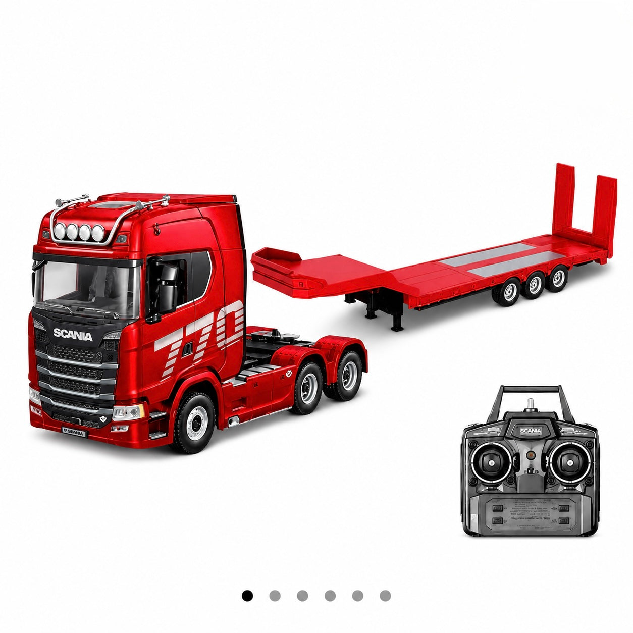 Huina 1501A 1:18 Scania 770 S V8 RC Tractor Truck | 19CH 2.4GHz RTR with LED Lights