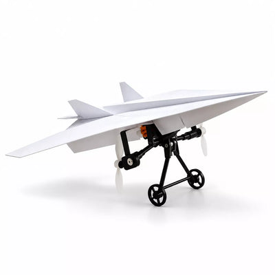 RC Paper Airplane Kit | DIY Remote Control Electric Paper Plane with Dual Propellers