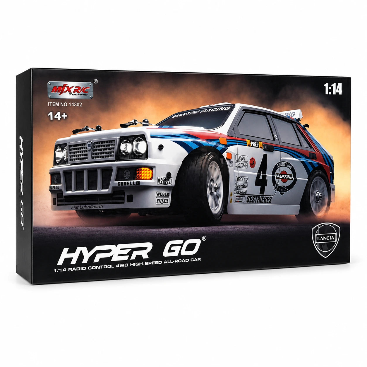 MJX Hyper Go 14302 1:14 Brushless 4WD Rally RC Car