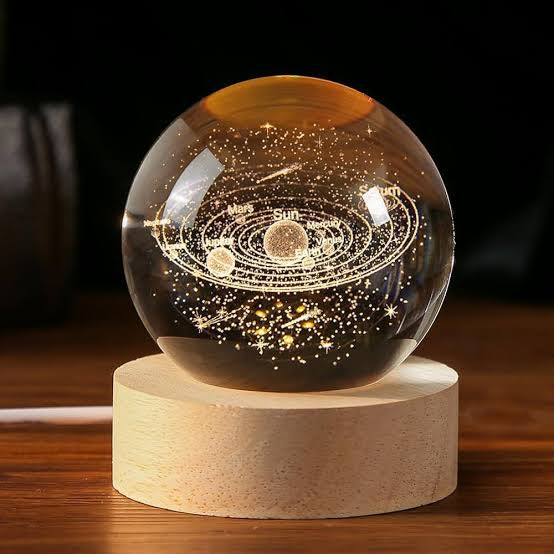 Crystal ball lamp
