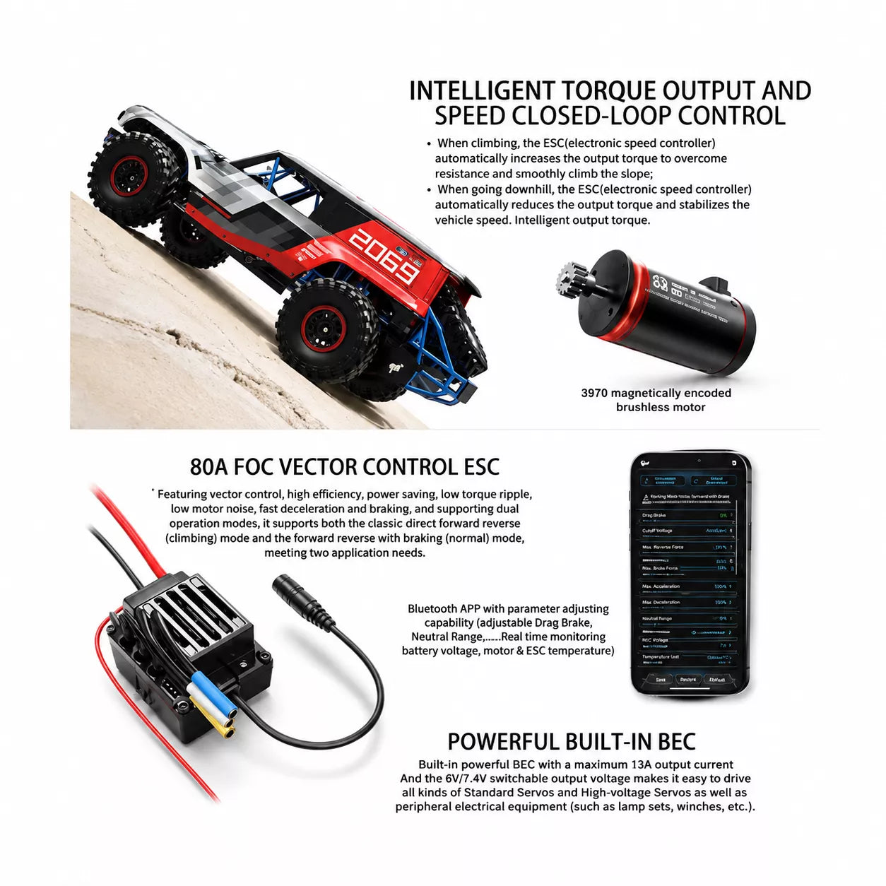 MJX Hyper Go H18P 1:18 Ford Bronco R Brushless 4WD RC Rock Crawler