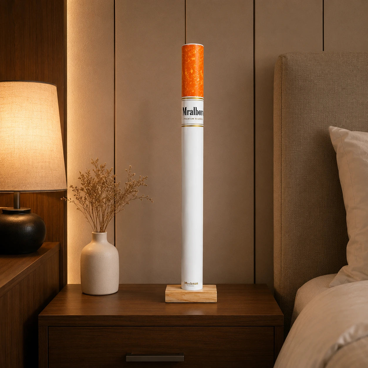 Cigarette LED Lamp with Wireless Remote (35 cm)
