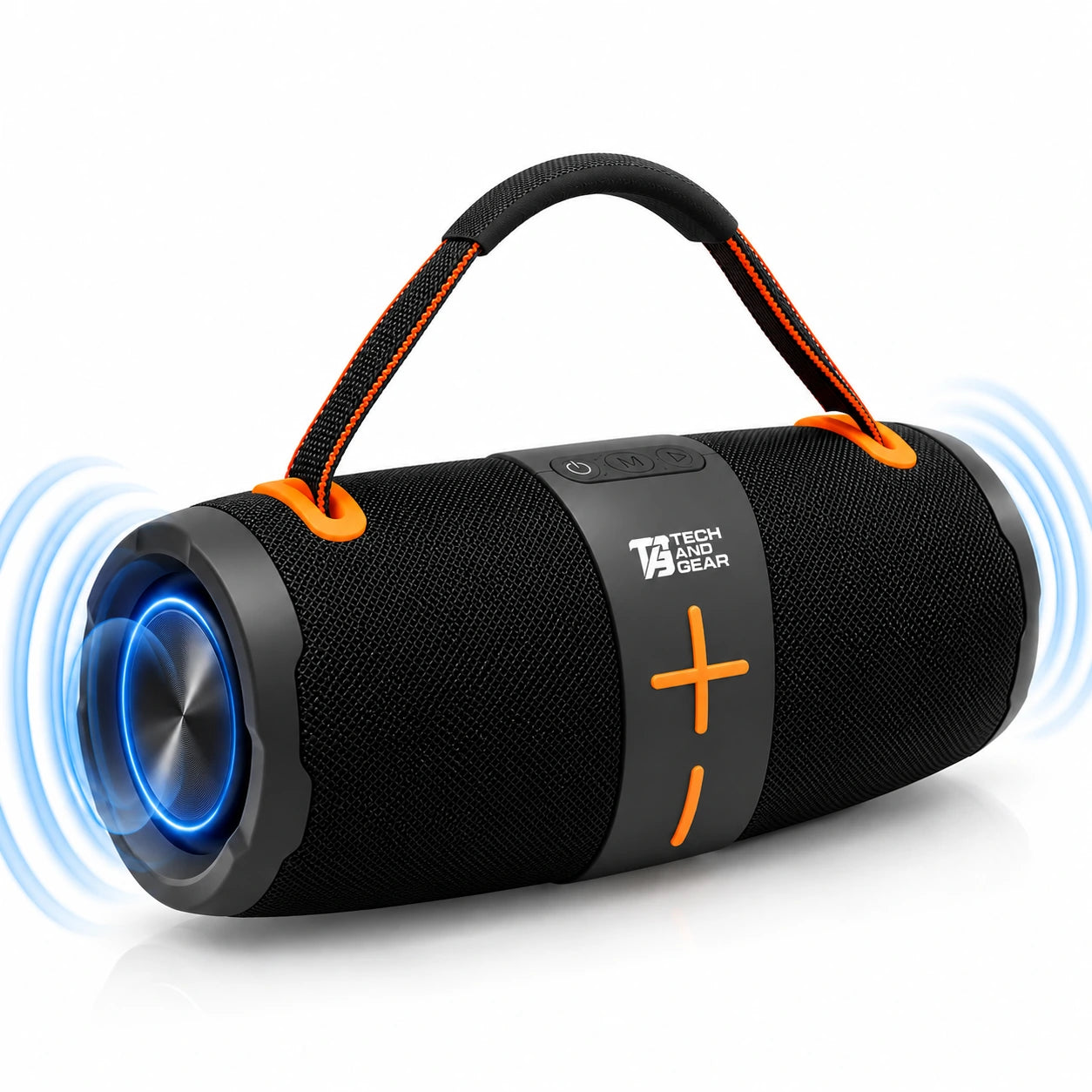DUU3I HYMN 40W Bluetooth Speaker | Portable Boombox with Colourful Lights & 10-Hour Playtime