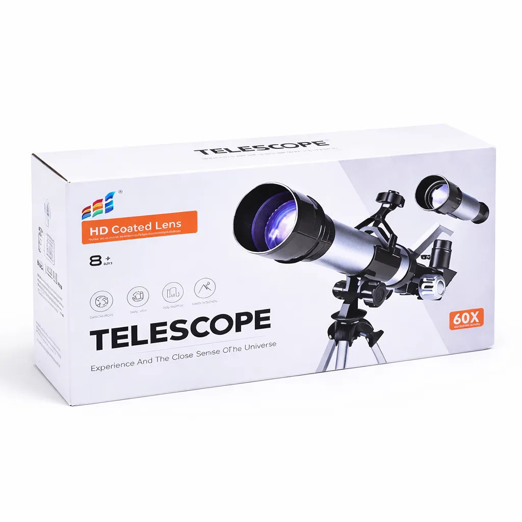Professional Telescope (60X Magnification) with Tripod