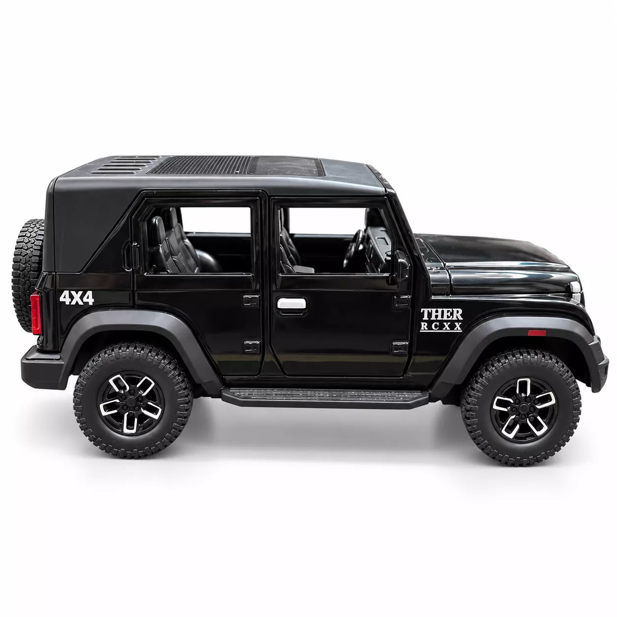 RC Thar Roxx 1:22 Die-Cast Metal Remote Control Car | 2.4GHz 4x4 SUV with Lights, Openable Doors, Spray Effect & 2-Speed Modes