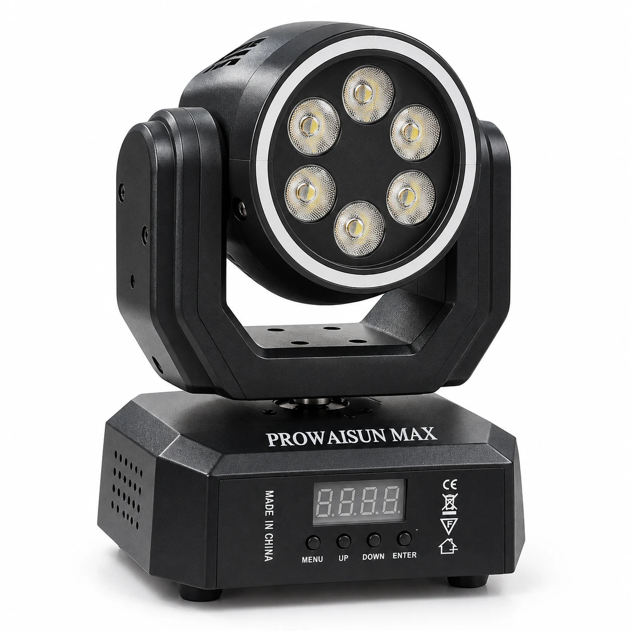 ProwAisun MAX 30W LED Mini Moving Head Wash Light with Remote