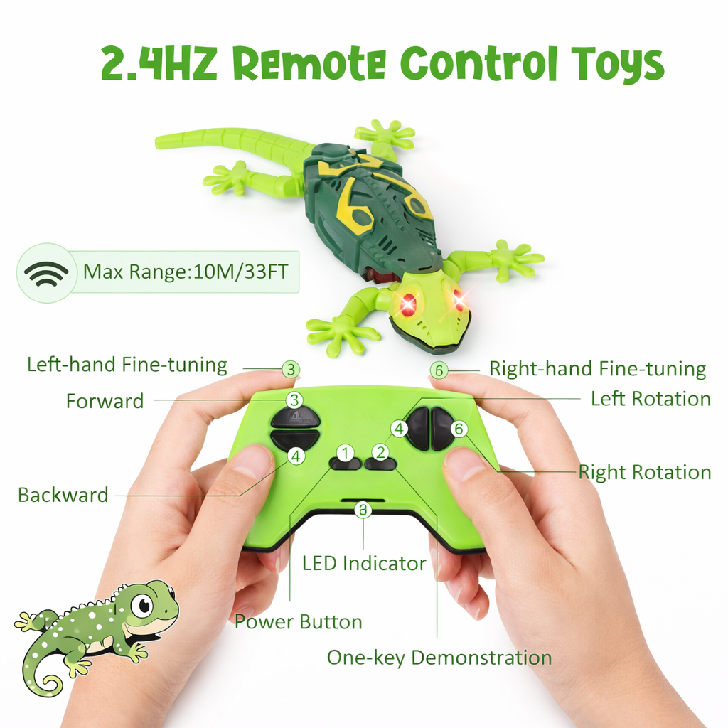 Wall Climbing RC Lizard