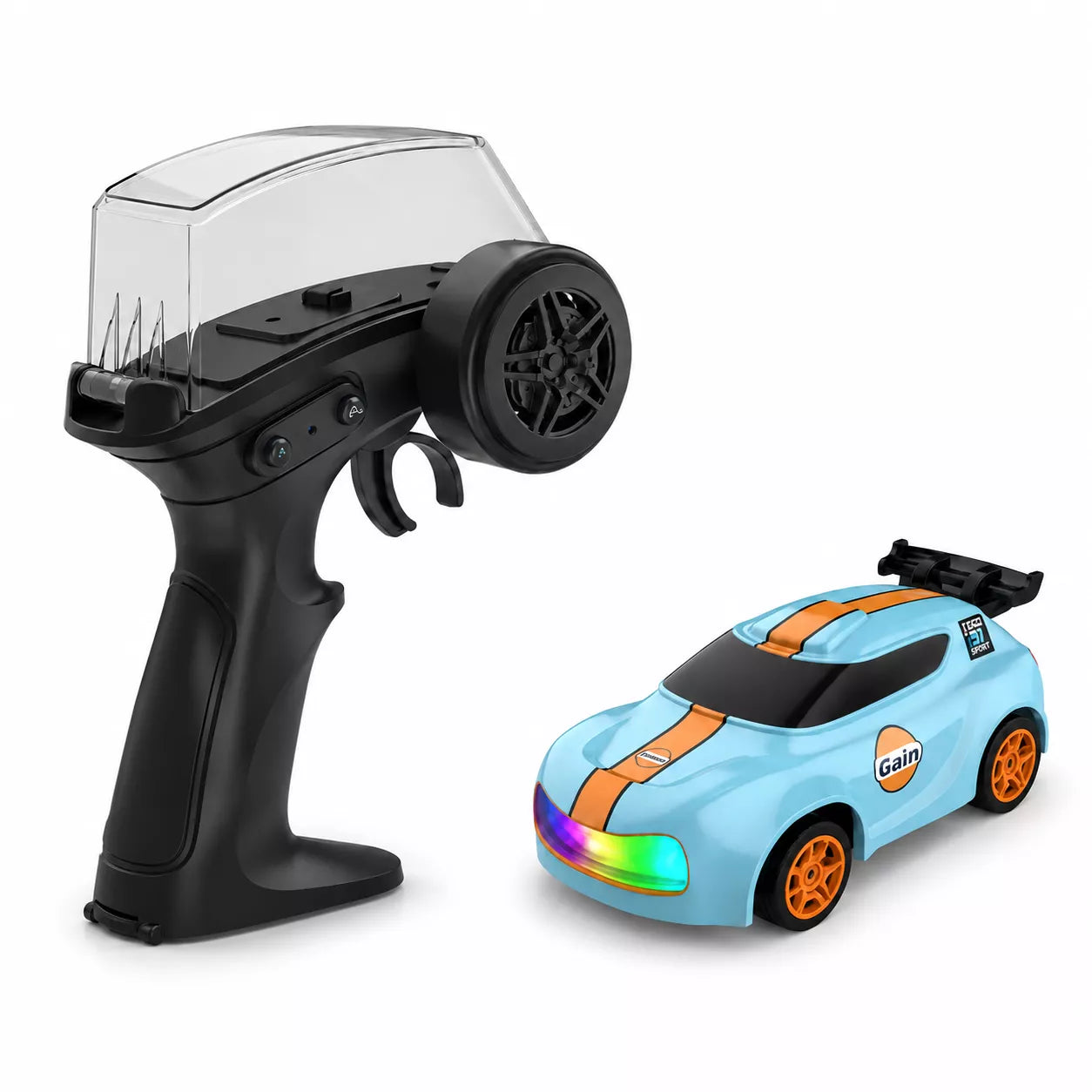 1:64 Mini RC Drift Car | 4WD High-Speed Racing Car with LED Lights (Bestseller)