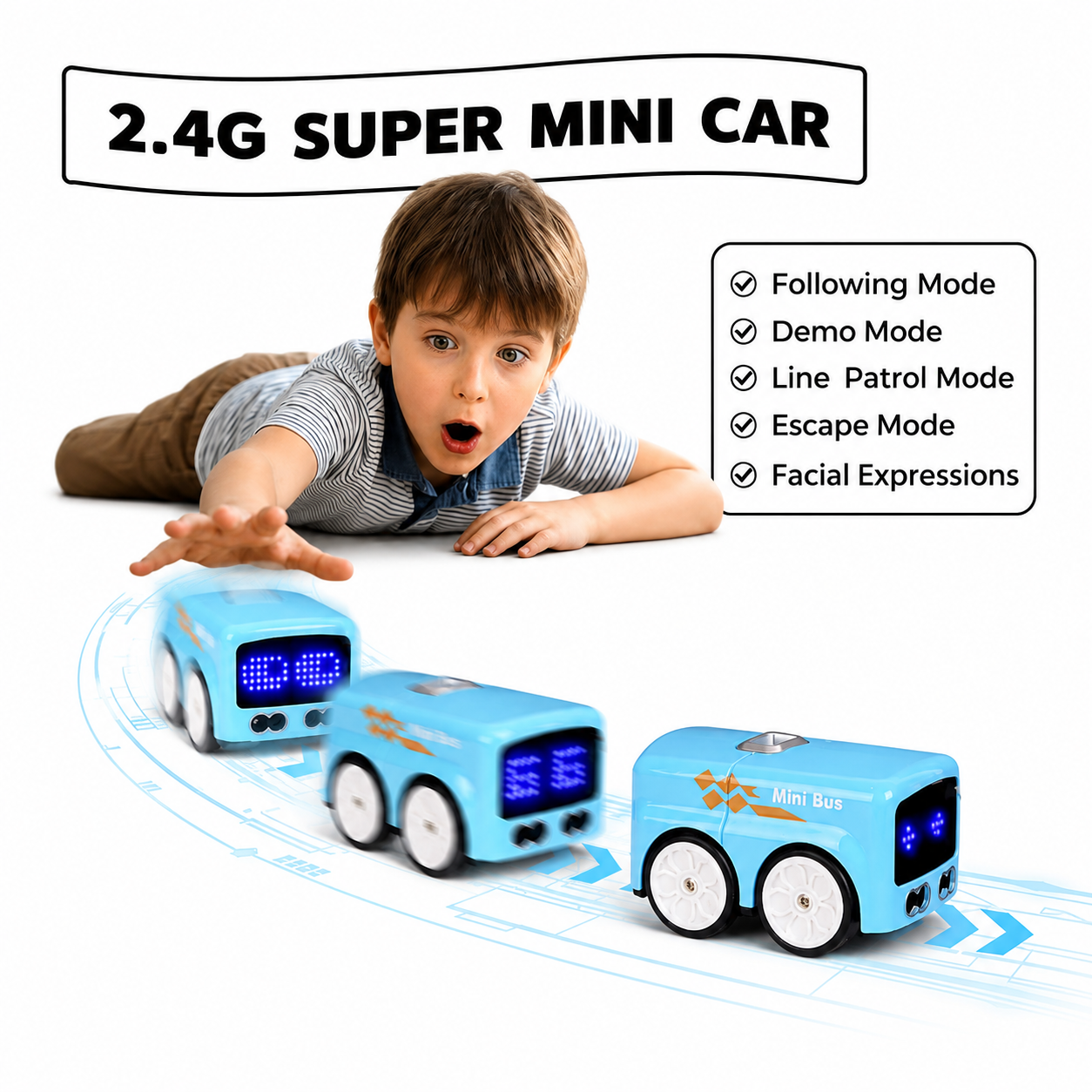 5-in-1 Magic Mini Smart RC Bus