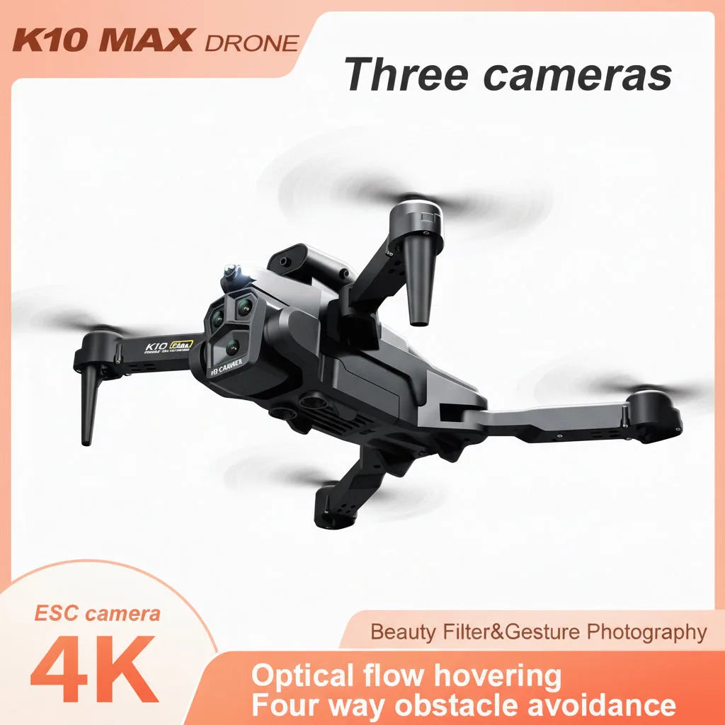 K10 Max 5-Camera Gimbal Drone (4K HD)