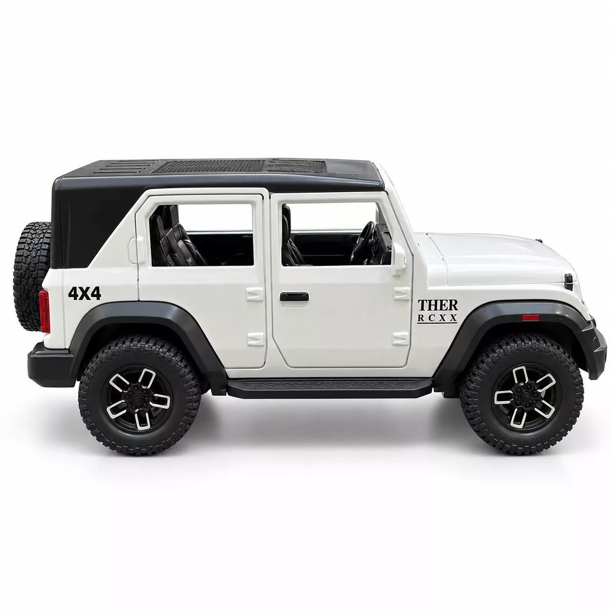 RC Thar Roxx 1:22 Die-Cast Metal Remote Control Car | 2.4GHz 4x4 SUV with Lights, Openable Doors, Spray Effect & 2-Speed Modes