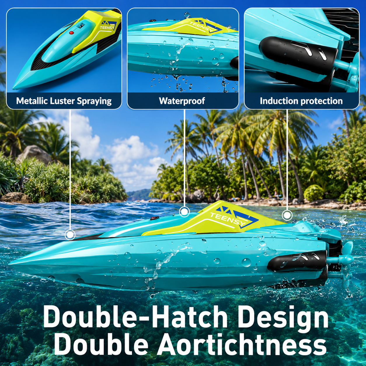 4DRC world smallest rc boat