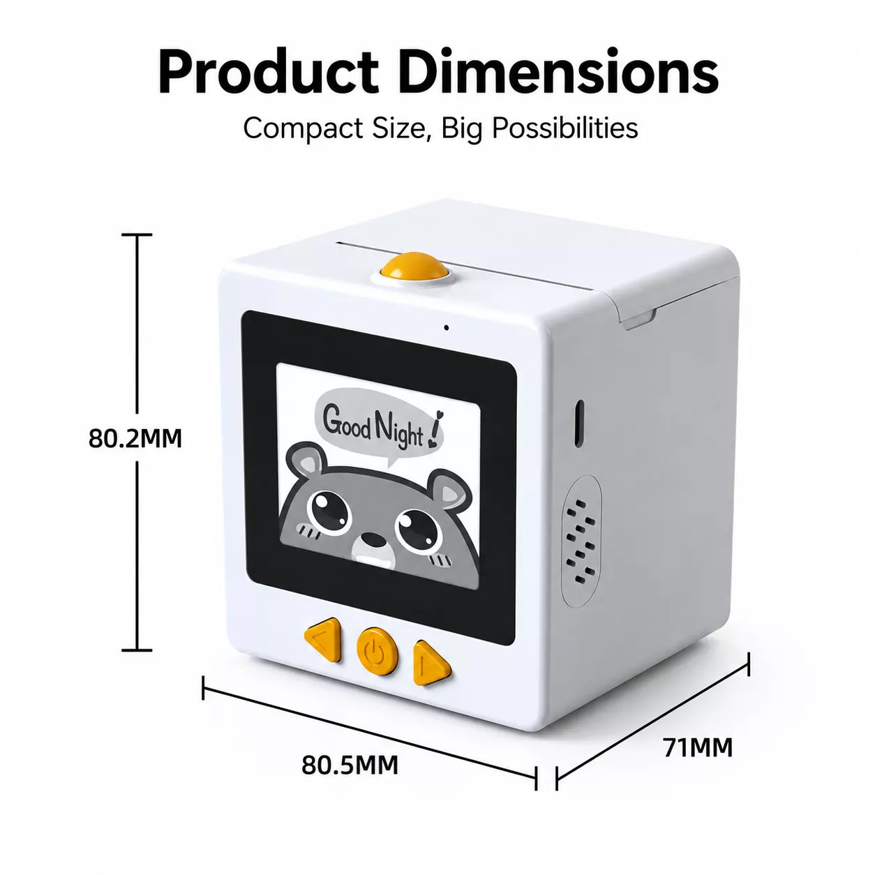 Rechargeable AI Smart Sticker Printer | Voice-to-Print Thermal Printer