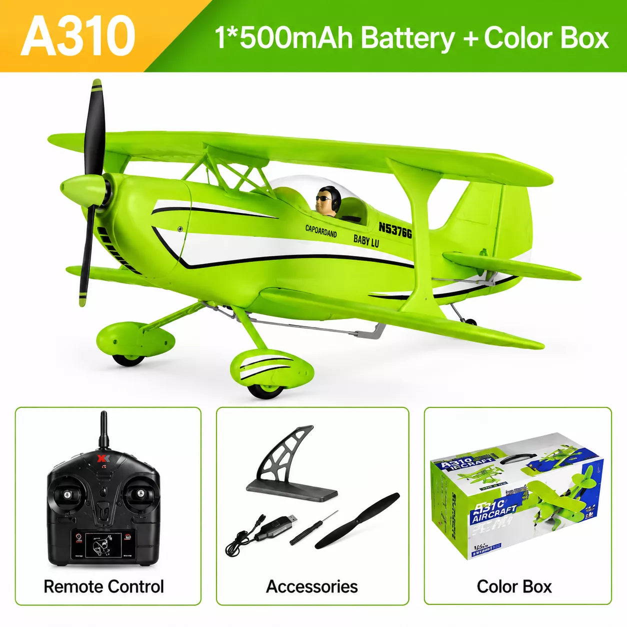 A310 Brushless RC Airplane | 3D & 6G Gyro Flight