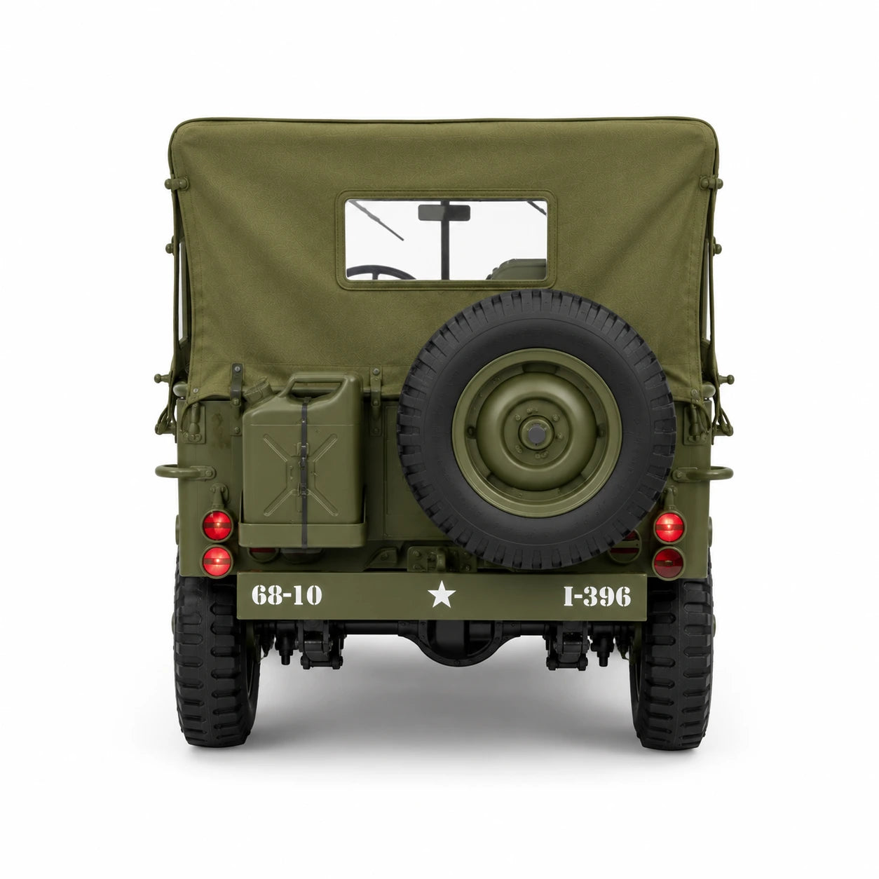 Original Willys Military RC Jeep with Canvas Cover & Winch