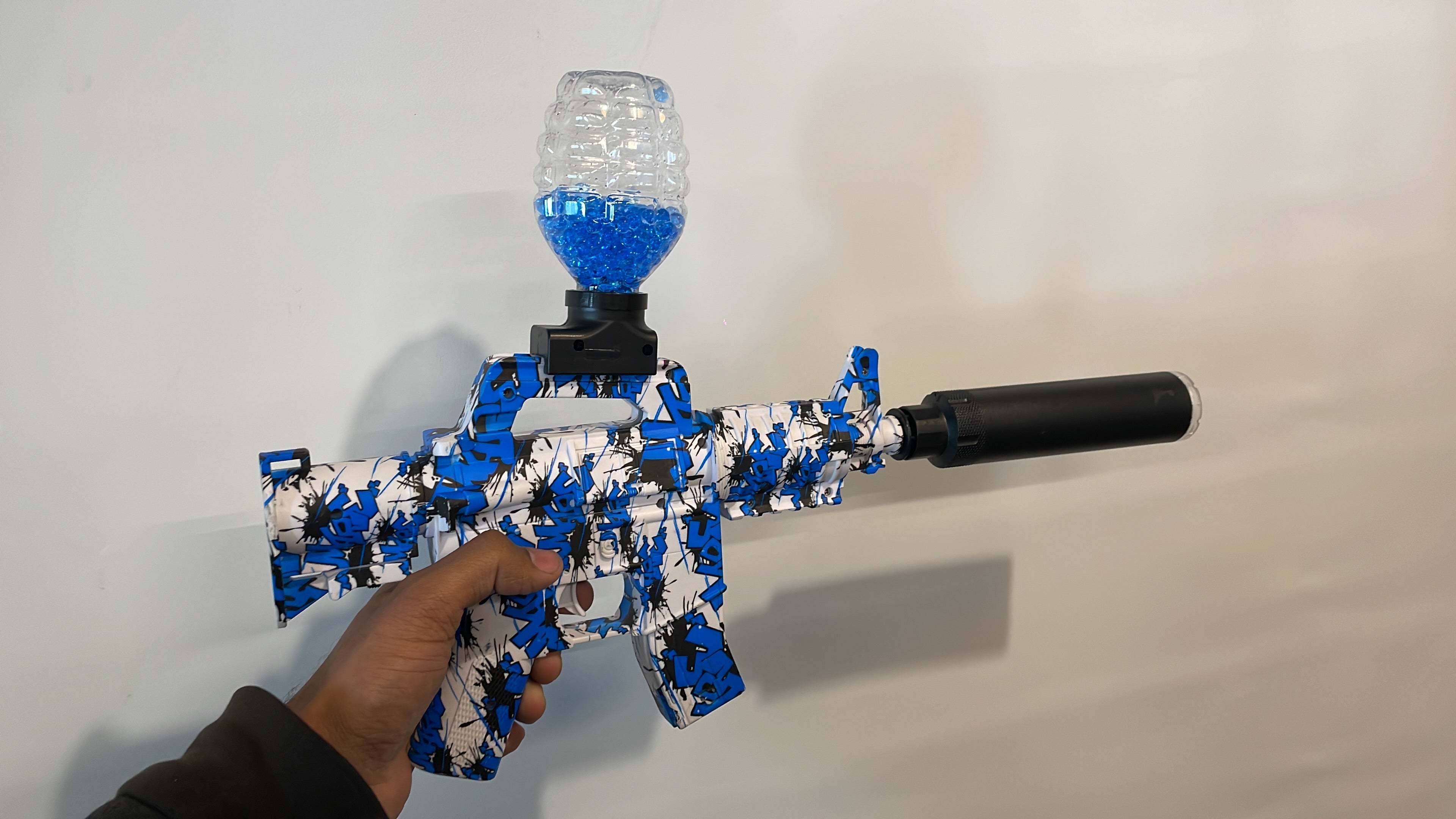 Water ball gun with silencer light (gelly blaster) (bestseller)