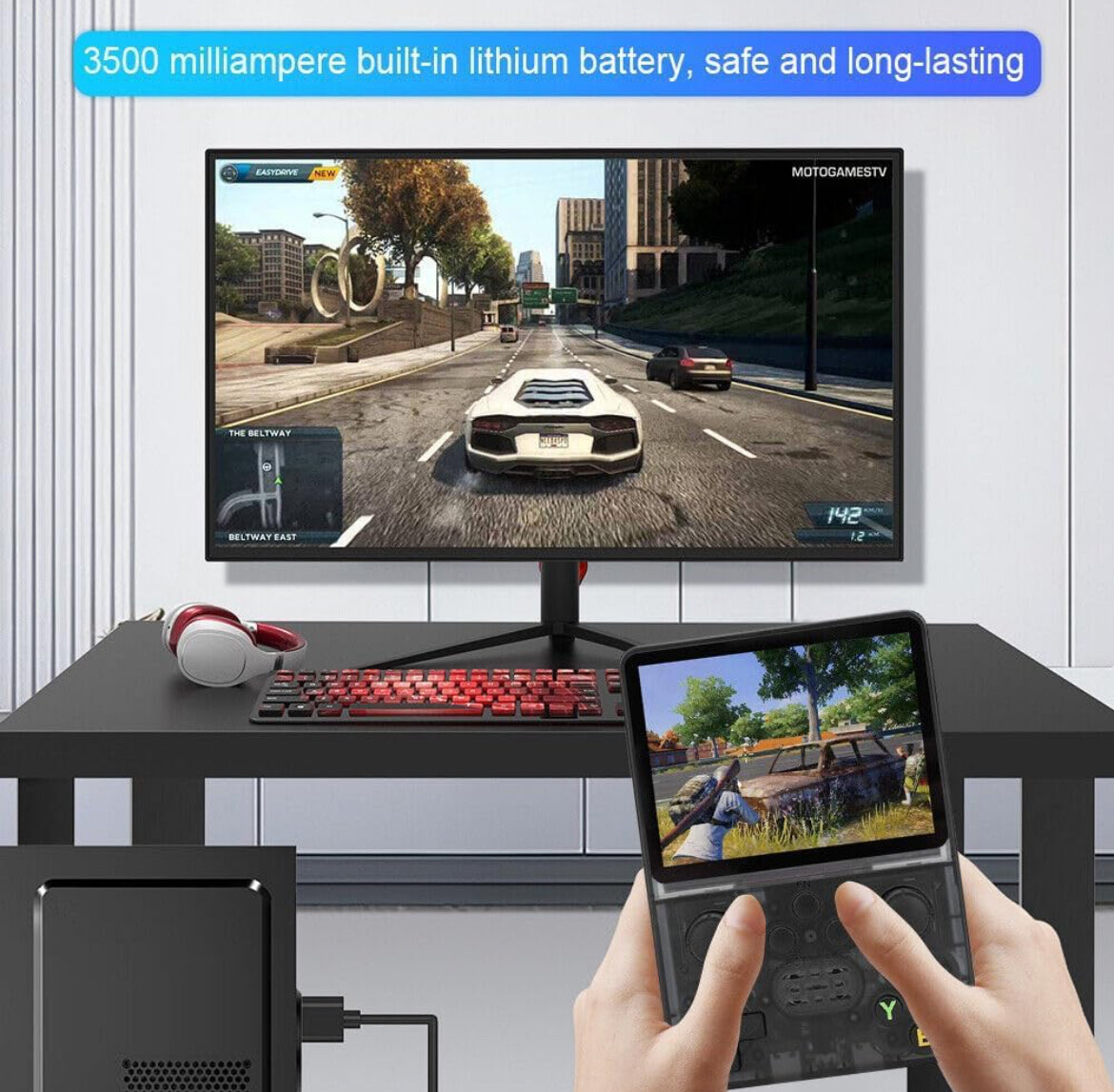 Hand game station (bestseller, personal fav😍) R35s(15k games inbuilt+ expandable)