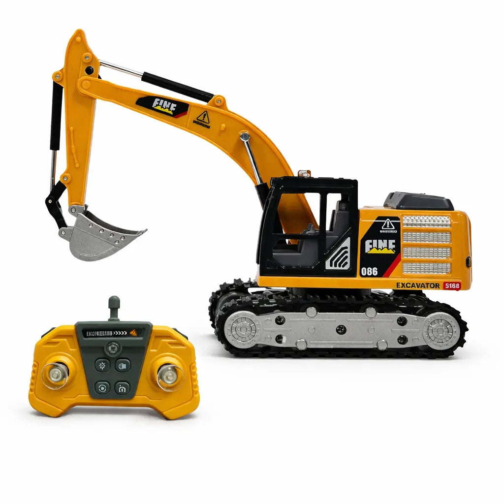 Mini RC Metal JCB 1:64
