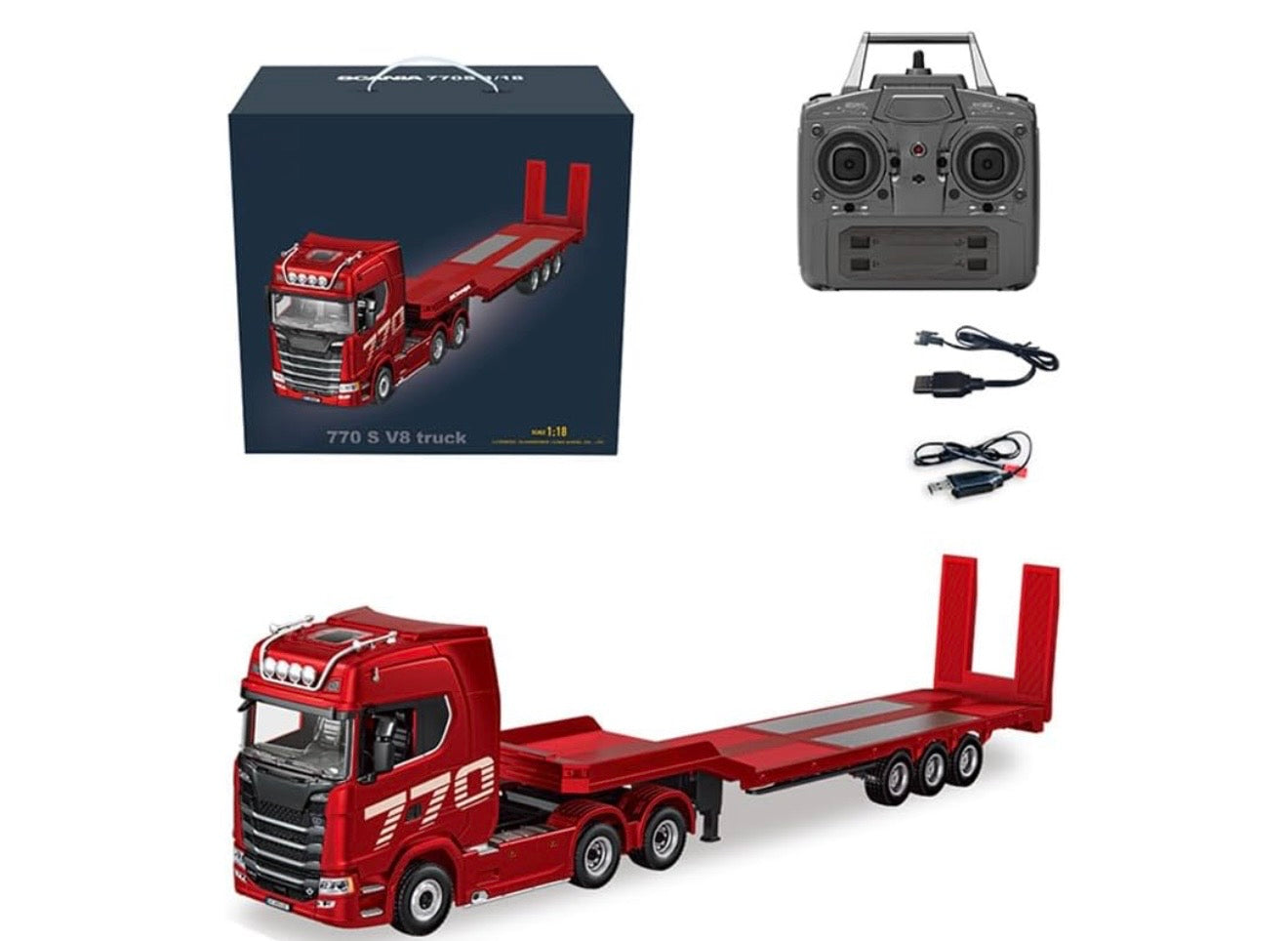 Huina 1501A 1:18 Scania 770 S V8 RC Tractor Truck | 19CH 2.4GHz
